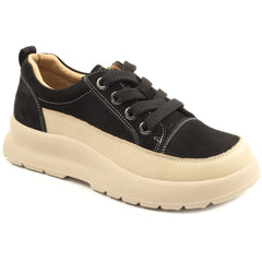 Formazione Pantofi dama 70108 2 negru nubuk ID4981-NGN