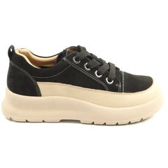 Formazione Pantofi dama 70108 2 negru nubuk ID4981-NGN