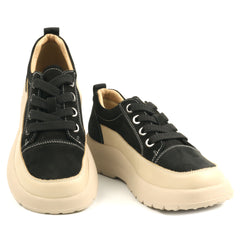 Formazione Pantofi dama 70108 2 negru nubuk ID4981-NGN