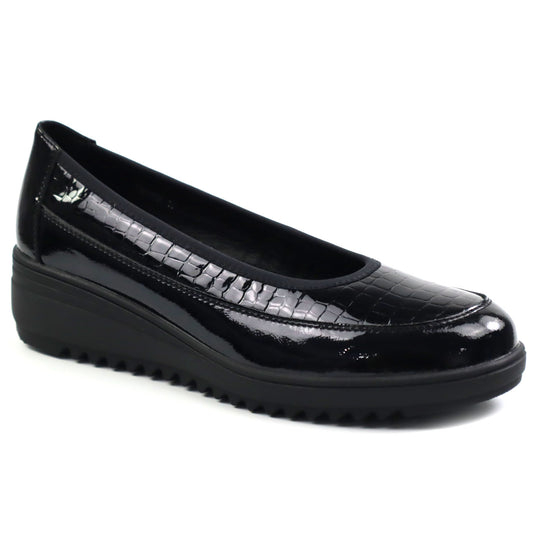 Karisma Pantofi dama V4VA60006A 01 O negru croco lac ID4984-NGCRL