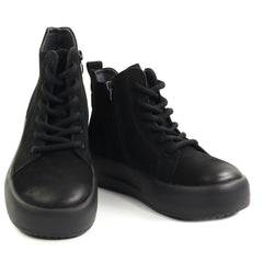 Feeling Ghete dama piele naturala 151(86683) BLACK ID4994-BLK