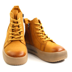 Feeling Ghete dama piele naturala 151(86683) camel ID4994-CML