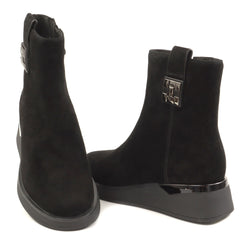 Feeling Ghete dama piele naturala H1102 8557 BLACK ID4999-BLK