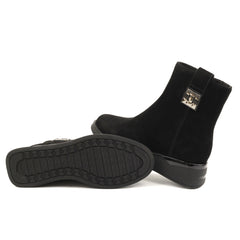 Feeling Ghete dama piele naturala H1102 8557 BLACK ID4999-BLK