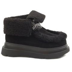 Feeling Ghete dama piele naturala M821 BLACK ID5002-BLK