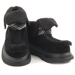 Feeling Ghete dama piele naturala M821 BLACK ID5002-BLK