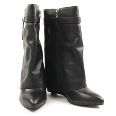 Feeling Ghete dama piele naturala ZPF4922 N3800 BLACK ID5006-BLK