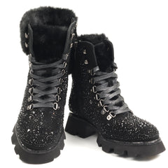 Alma En Pena Ghete dama I251356 negru velur ID5008-NGV