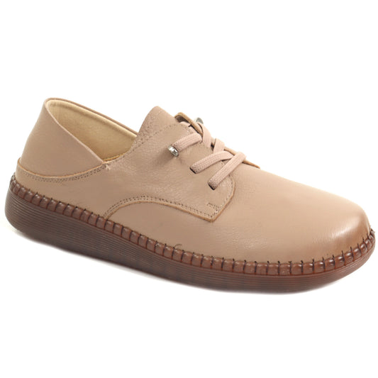 Formazione Pantofi dama piele naturala 6350 apricot ID5013-APR