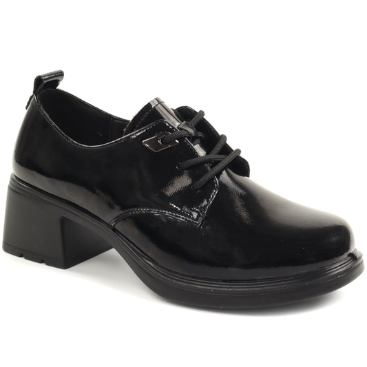 Pass Collection Pantofi dama J9J970007A 01 L negru lac ID5036-NGL