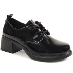 Pass Collection Pantofi dama J9J970007A 01 L negru lac ID5036-NGL