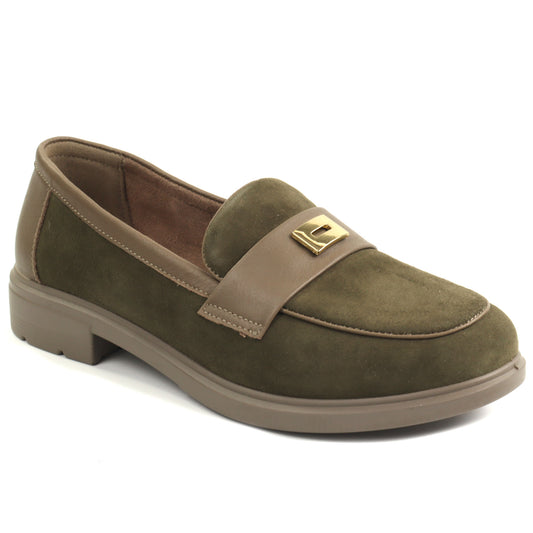 Pass Collection Pantofi dama J9J970013B 40 I kaki velur ID5038-KAKIV