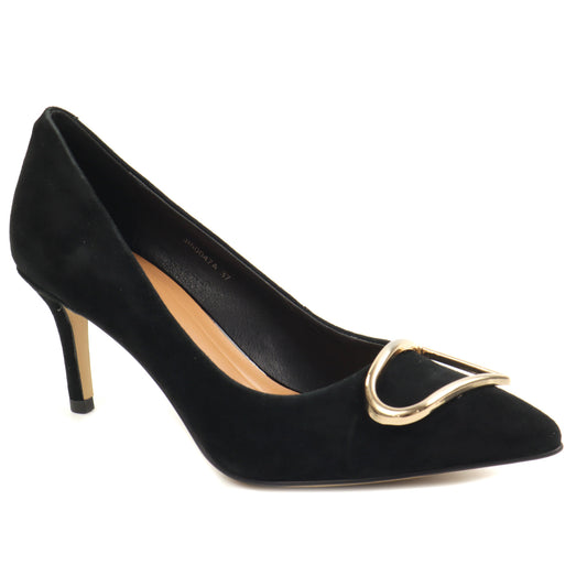 Epica Pantofi dama JIJI50047A 01 I negru velur ID5039-NGV