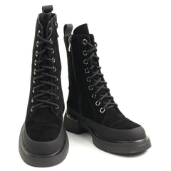 Anna Viotti Ghete dama D107 PH3168 Z38464 negru velur ID5045-NGV