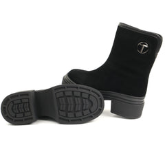 Goretti Ghete dama D106 F9998 C8101 negru velur ID5048-NGV