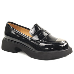Anna Viotti Pantofi dama D106 H907 W253 negru lac ID5049-NGL