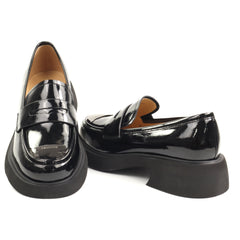 Anna Viotti Pantofi dama D106 H907 W253 negru lac ID5049-NGL