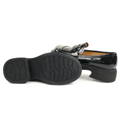 Anna Viotti Pantofi dama D106 H907 W253 negru lac ID5049-NGL