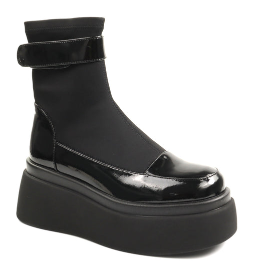 Anna Viotti Ghete dama D106 F8365 C5966 negru lac ID5052-NGL