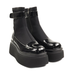 Anna Viotti Ghete dama D106 F8365 C5966 negru lac ID5052-NGL