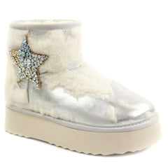 Alma En Pena Ghete dama stil UGG I251441 SILVER ID5088-SLV