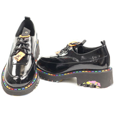 Epica Pantofi dama D7C696 M299 G575A Ian 01 L negru ID5102-NG