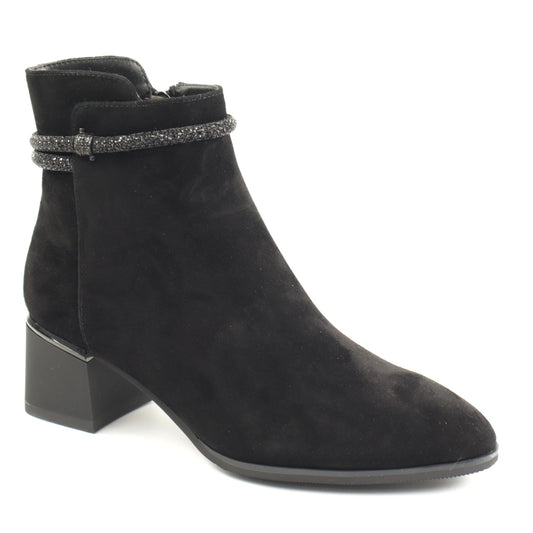 Epica Ghete dama K3K370038B 01 I negru velur ID5123-NGV