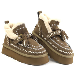 O-JOO Ghete dama stil UGG OL52505A GRAY ID5147-GRY