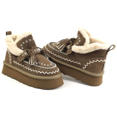 O-JOO Ghete dama stil UGG OL52505A GRAY ID5147-GRY