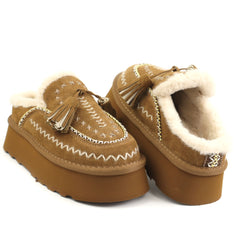 O-JOO Saboti dama stil UGG OL52506A TOBACCO ID5148-TOBA