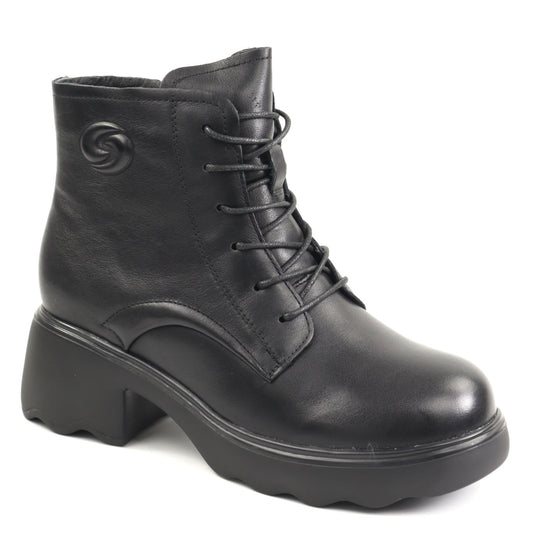 Formazione Ghete dama piele naturala 5008 BLACK ID5159-BLK