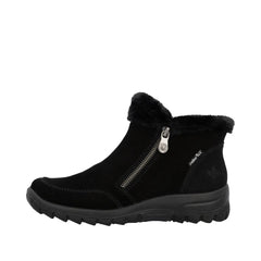 Rieker Ghete dama L7188 00 negru velur ID5193-NGV