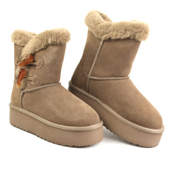 Energy Ghete dama stil UGG I1279 taupe velur ID5209-TPEV