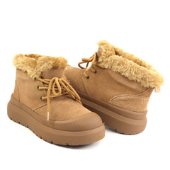 Energy Ghete dama stil UGG I1400 camel velur ID5212-CMLV