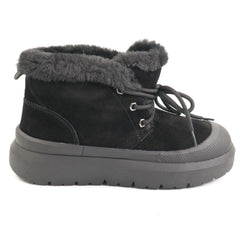 Energy Ghete dama stil UGG I1400 negru velur ID5212-NGV