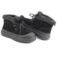 Energy Ghete dama stil UGG I1400 negru velur ID5212-NGV