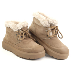 Energy Ghete dama stil UGG I1400 taupe velur ID5212-TPEV