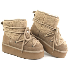 Energy Ghete dama ghete dama Hugh Platform stil INUIKII I1265 taupe velur ID5213-TPEV