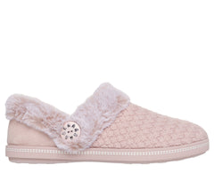 Skechers Papuci de casa dama COZY CAMPFIRE FROSTY PROMISE 169041 BLUSH ID5225-BLSH