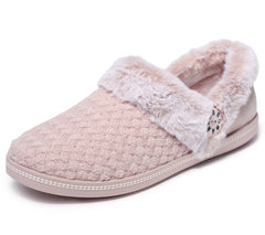 Skechers Papuci de casa dama COZY CAMPFIRE FROSTY PROMISE 169041 BLUSH ID5225-BLSH