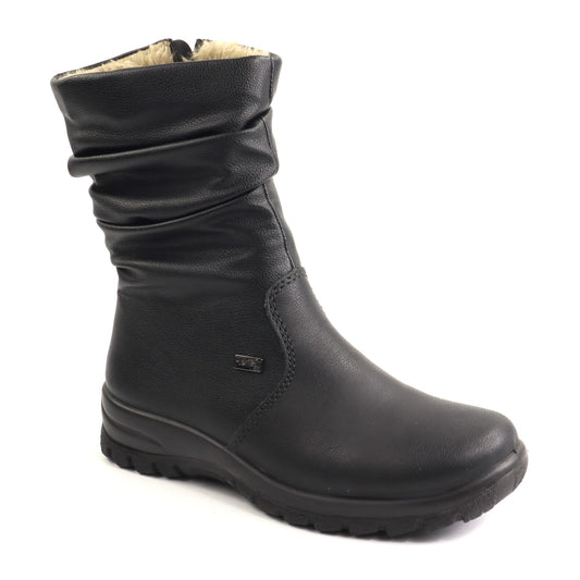 Rieker Cizme dama piele naturala Z7171 02 negru ID5247-NG