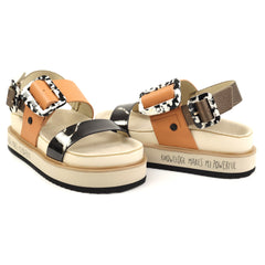 Anekke Sandale dama 42391 431 CASTELLON 423 BLACK/ORANGE ID5297-BKOR