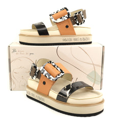 Anekke Sandale dama 42391 431 CASTELLON 423 BLACK/ORANGE ID5297-BKOR