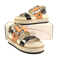 Anekke Sandale dama 42391 431 CASTELLON 423 BLACK/ORANGE ID5297-BKOR