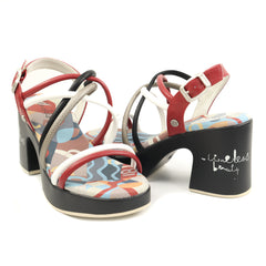 Anekke Sandale dama 42391 492 BARCELONA 423 NAVY/MULTICOLOR ID5303-NVMT