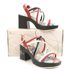 Anekke Sandale dama 42391 492 BARCELONA 423 NAVY/MULTICOLOR ID5303-NVMT