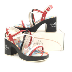 Anekke Sandale dama 42391 492 BARCELONA 423 NAVY/MULTICOLOR ID5303-NVMT