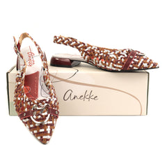 Anekke Pantofi dama decupati 42391 416 ALBACETE 423 BURGUNDY ID5309-BURG