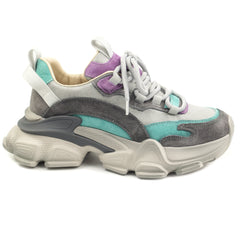 Franco Gerardo Pantofi dama Y5758 2 GREEN/PURPLE ID5327-GRPUR