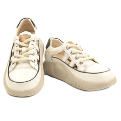 Feeling Pantofi dama decupati piele naturala 68883 BEIGE ID5328-BEIGE
